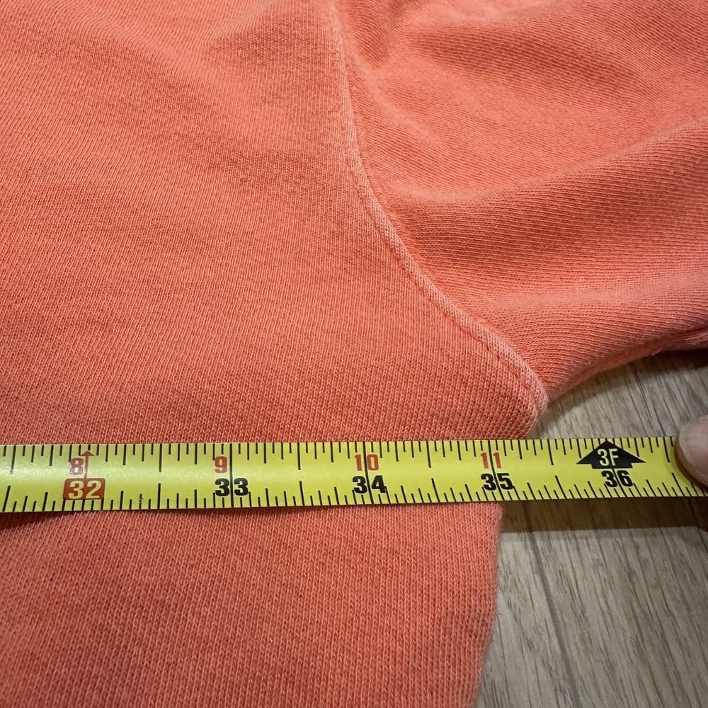 Free People Camden Sweatshirt In Orange Size Medium Oversized - Picture 6 of 9